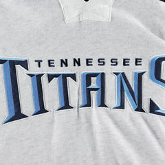 Tennessee Titans '47 Gridiron Lace-Up Pullover Hoodie - Heather Gray for sale