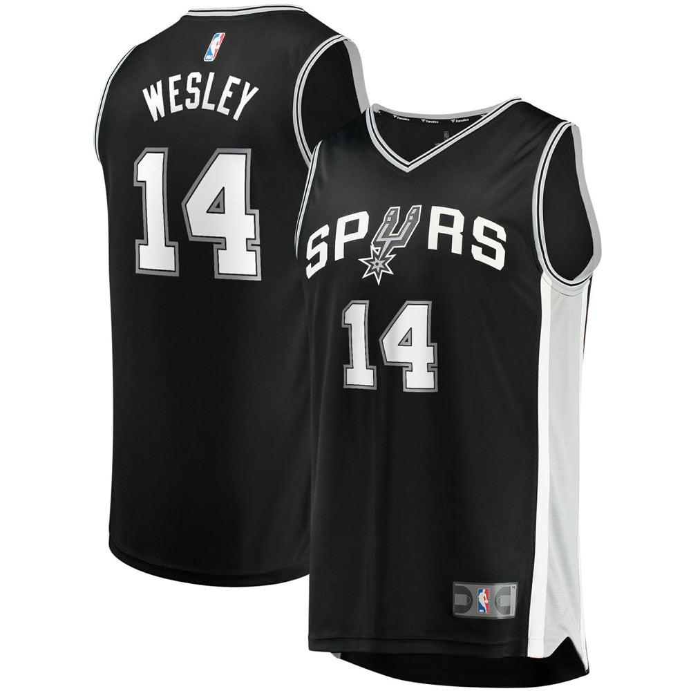 Blake Wesley San Antonio Spurs Fast Break Replica Player Jersey - Icon Edition - Black | Fanatics discount