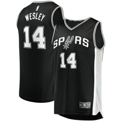 Blake Wesley San Antonio Spurs Fast Break Replica Player Jersey - Icon Edition - Black | Fanatics discount
