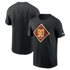 Washington Commanders 90th Anniversary T-Shirt - Black | Nike outlet