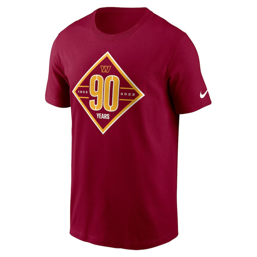 Washington Commanders 90th Anniversary T-Shirt - Burgundy | Nike for sale