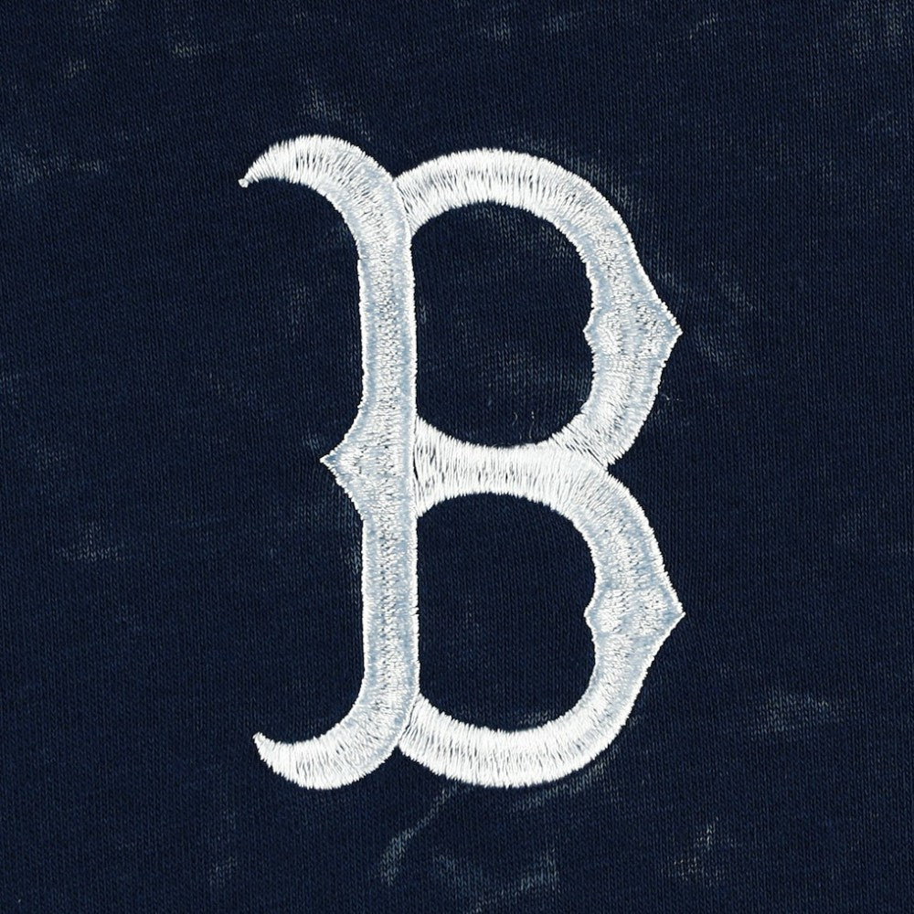 Boston Red Sox The Wild Collective Women's Marble Pullover Hoodie - Navy