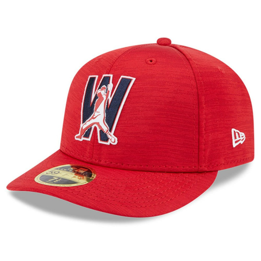 Washington Nationals 2023 Clubhouse Low Profile 59FIFTY Fitted Hat - Red | New Era