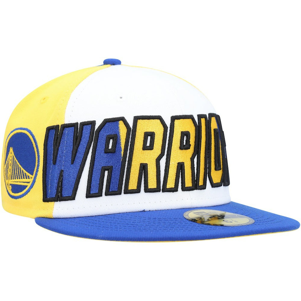Golden State Warriors Back Half 9FIFTY Fitted Hat sale - White/Royal | New Era for sale