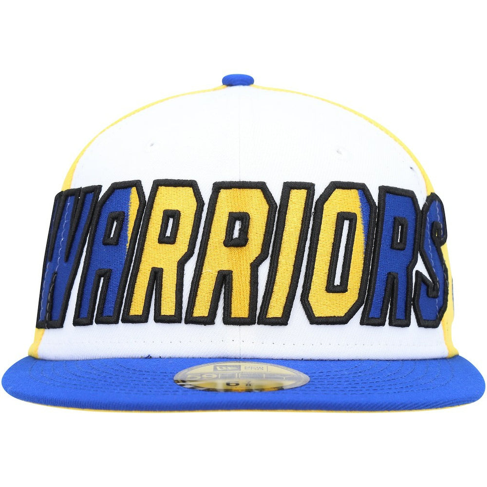 Golden State Warriors Back Half 9FIFTY Fitted Hat sale - White/Royal | New Era for sale