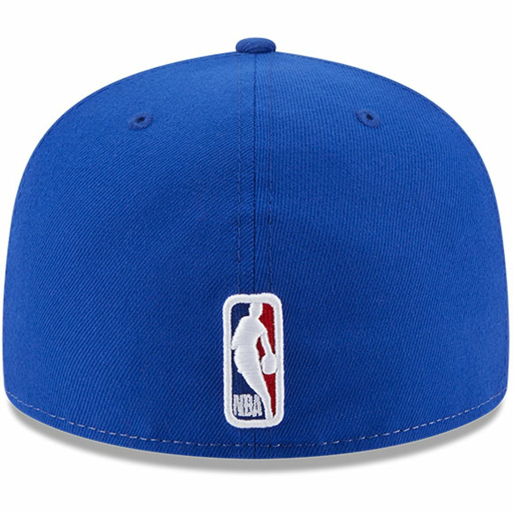 Philadelphia 76ers Back Half 9FIFTY Fitted Hat - White/Royal | New Era outlet