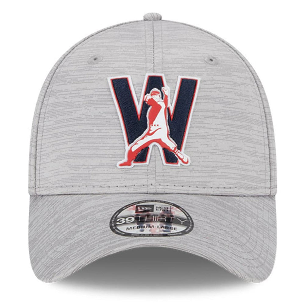 Washington Nationals 2023 Clubhouse 39THIRTY Flex Hat - Gray | New Era