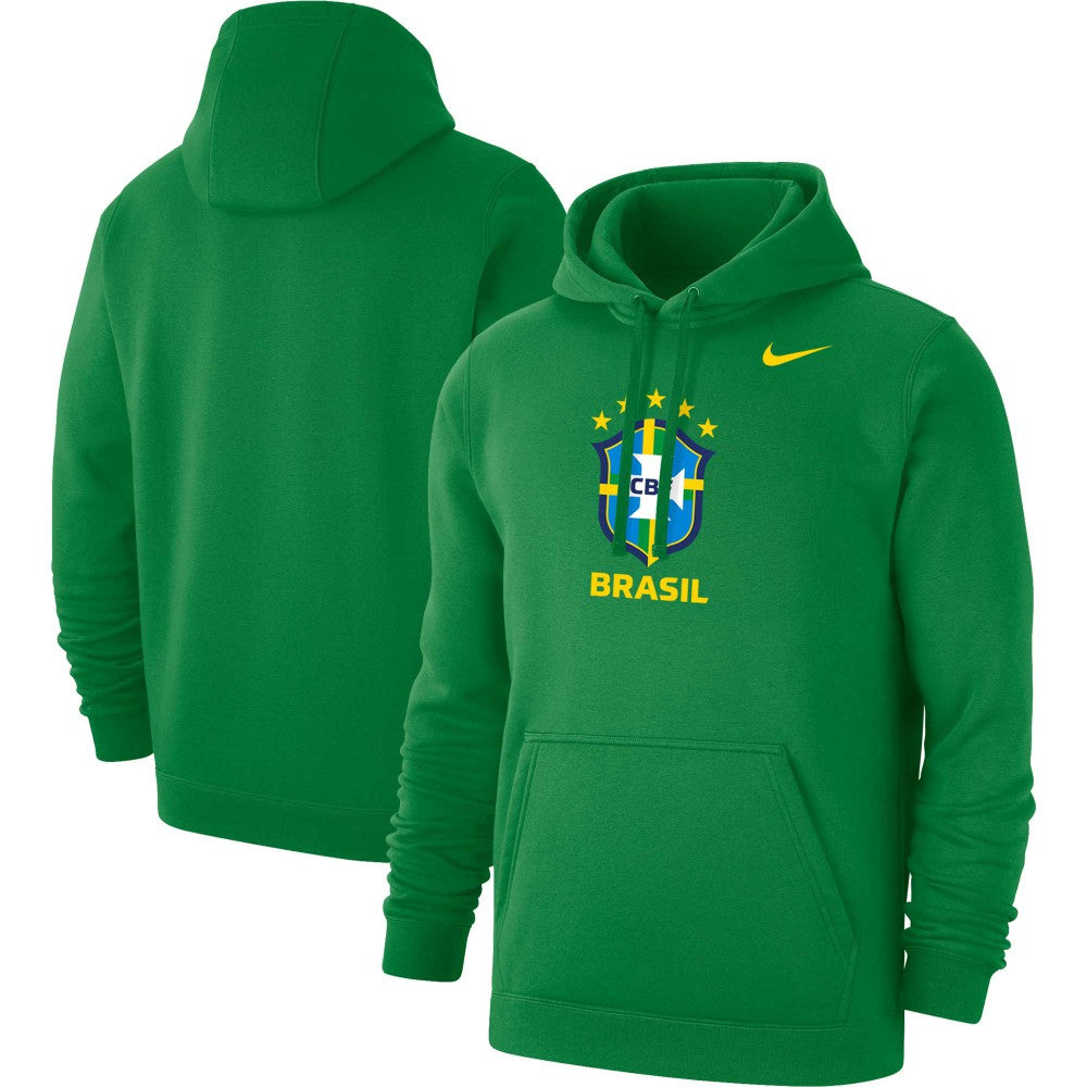 Brazil National Team Club Primary Pullover Hoodie - Green | Nike sale