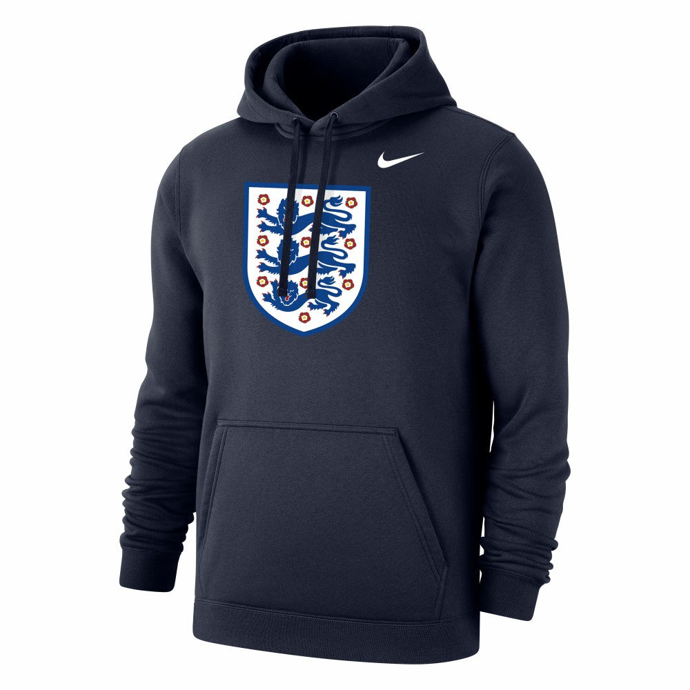 England National Team Club Primary Pullover Hoodie - Navy | Nike for sale