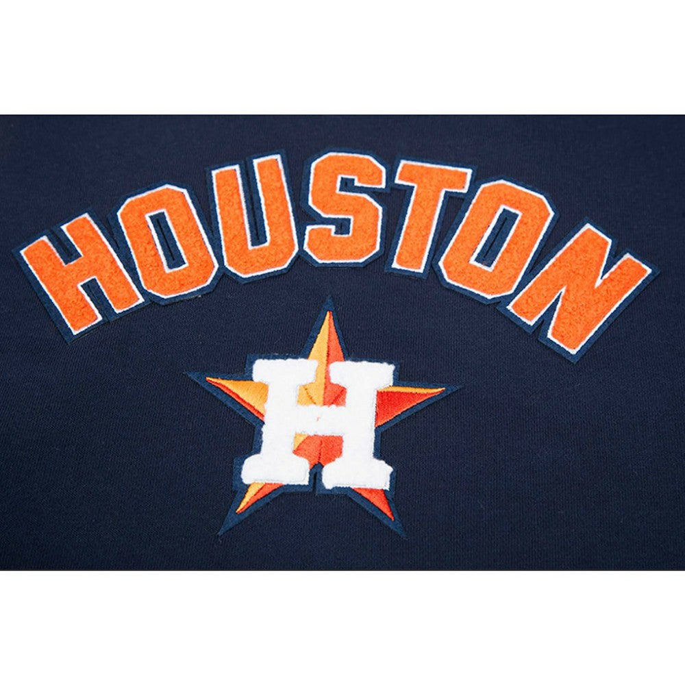 Houston Astros Pro Standard Women's Classic Fleece Pullover Hoodie - Navy