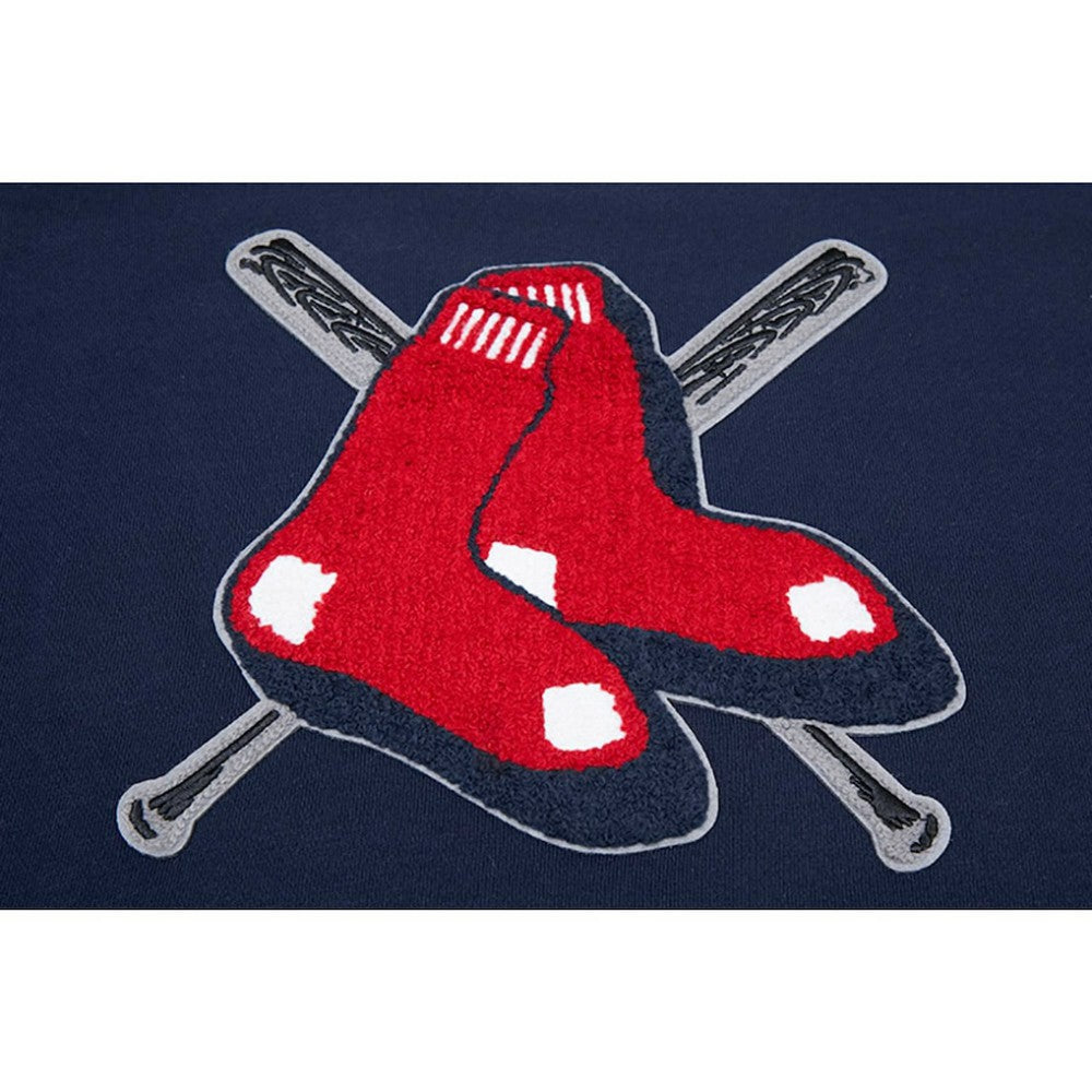 Boston Red Sox Pro Standard Women's Mash Up Pullover Sweatshirt - Navy
