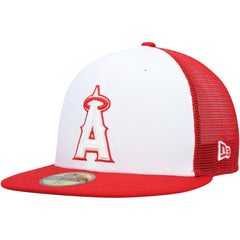 Los Angeles Angels 2023 On-Field Batting Practice 59FIFTY Fitted Hat - White/Red | New Era