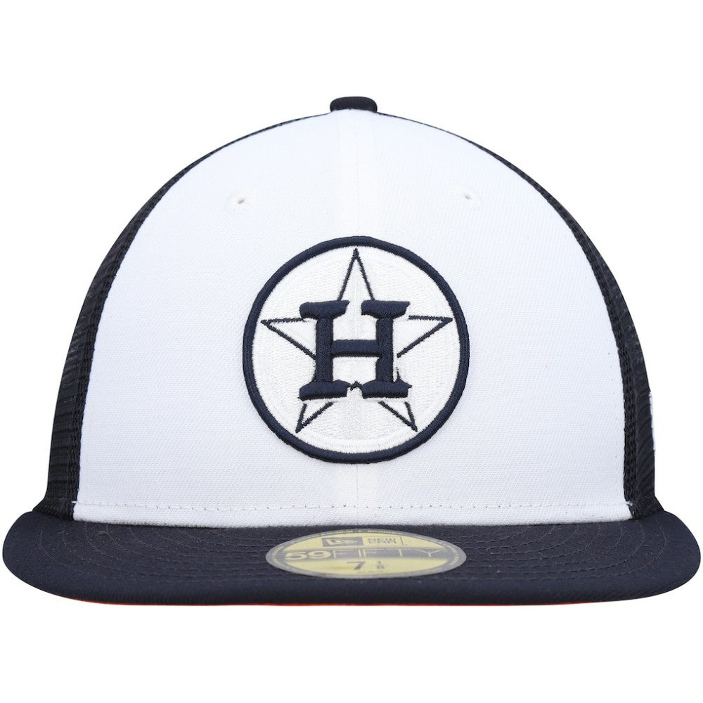 Houston Astros 2023 On-Field Batting Practice 59FIFTY Fitted Hat - White/Navy | New Era