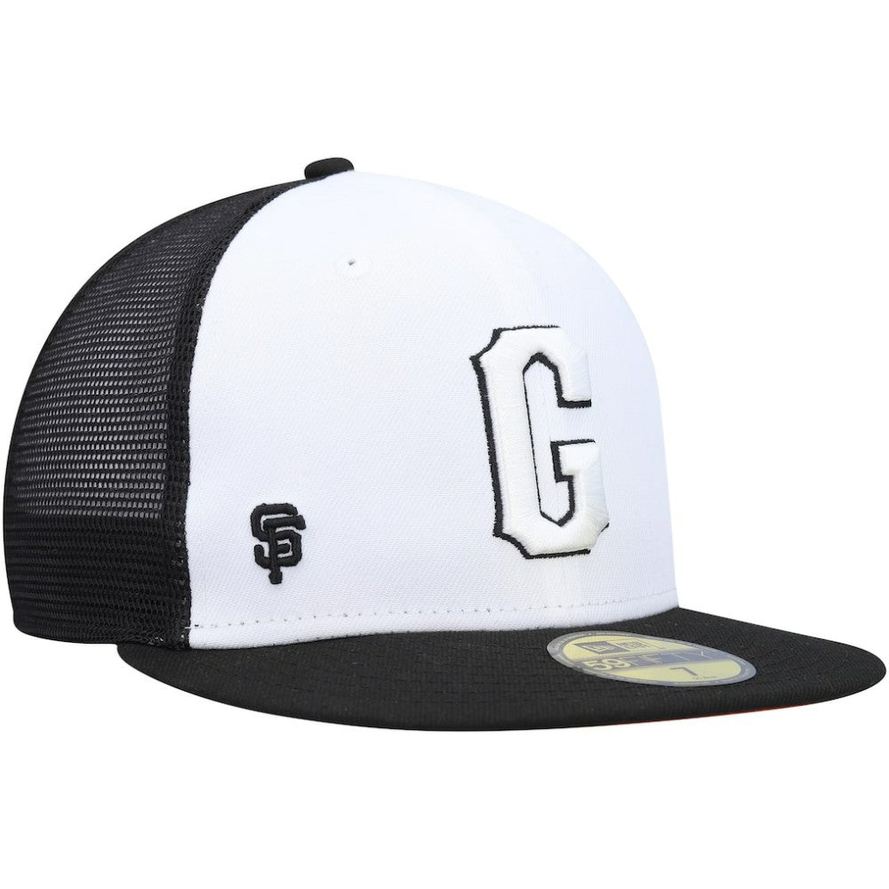 San Francisco Giants 2023 On-Field Batting Practice 59FIFTY Fitted Hat - White/Black | New Era