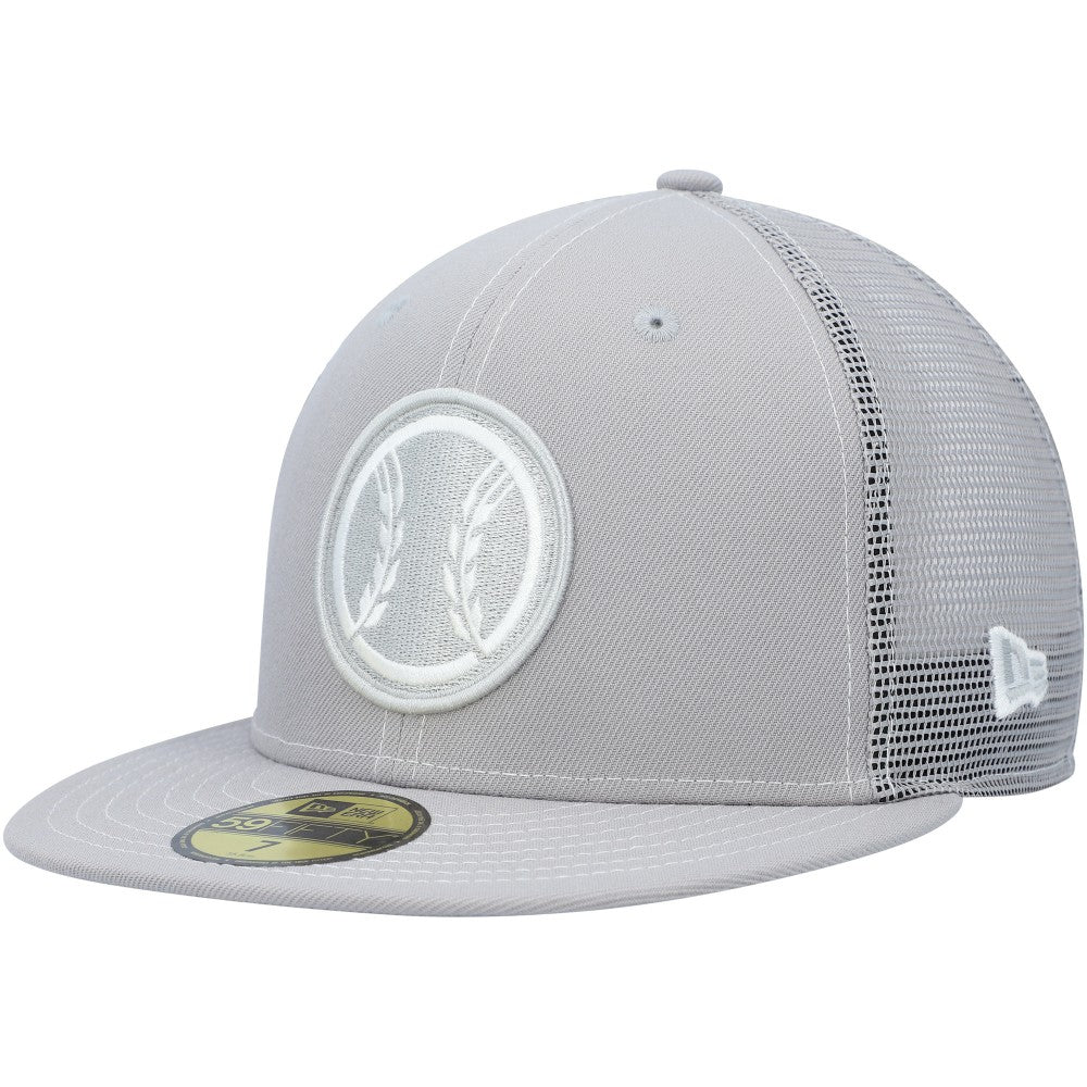 Milwaukee Brewers 2023 On-Field Batting Practice 59FIFTY Fitted Hat - Gray | New Era
