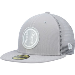 Milwaukee Brewers 2023 On-Field Batting Practice 59FIFTY Fitted Hat - Gray | New Era