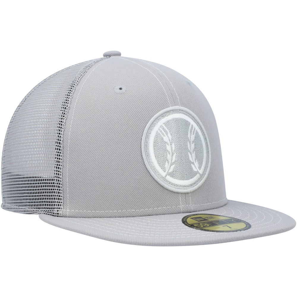 Milwaukee Brewers 2023 On-Field Batting Practice 59FIFTY Fitted Hat - Gray | New Era