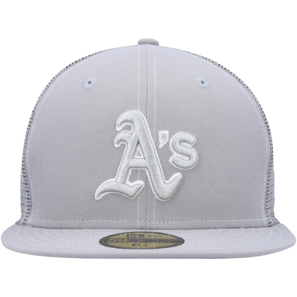 Athletics 2023 On-Field Batting Practice 59FIFTY Fitted Hat - Gray | New Era