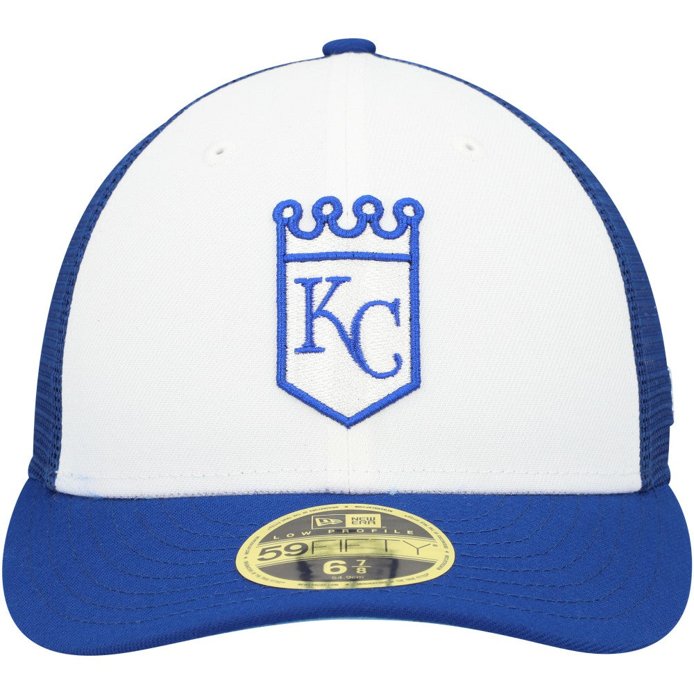 Kansas City Royals 2023 On-Field Batting Practice Low Profile 59FIFTY Fitted Hat - Royal/White | New Era
