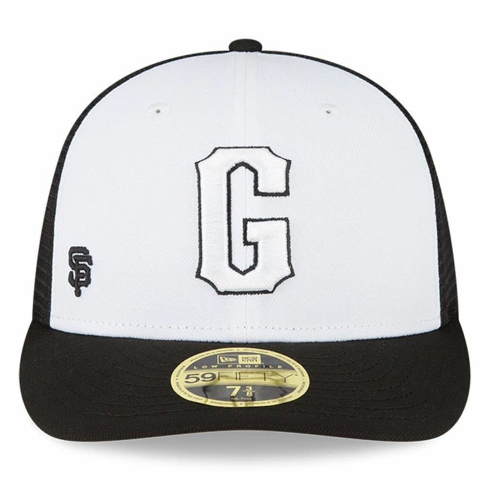 San Francisco Giants 2023 On-Field Batting Practice Low Profile 59FIFTY Fitted Hat - White/Black | New Era