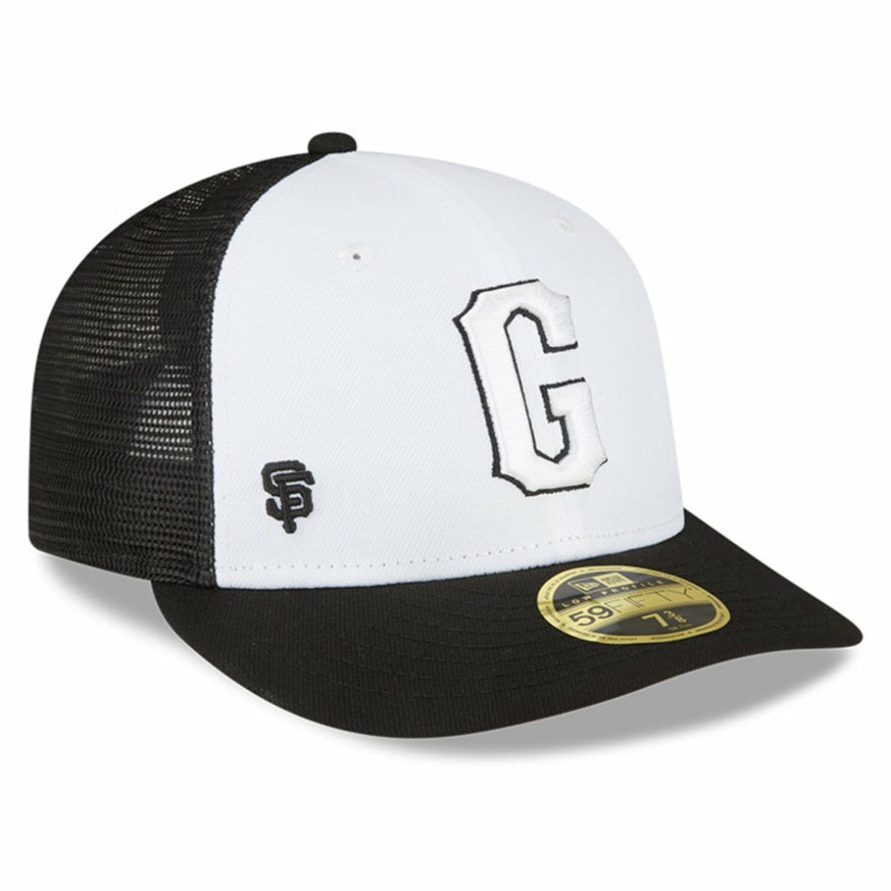 San Francisco Giants 2023 On-Field Batting Practice Low Profile 59FIFTY Fitted Hat - White/Black | New Era