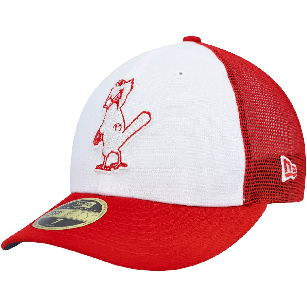 St. Louis Cardinals 2023 On-Field Batting Practice Low Profile 59FIFTY Fitted Hat - White/Red | New Era