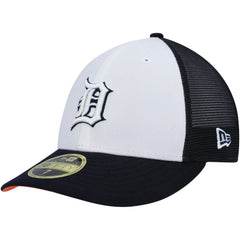 Detroit Tigers 2023 On-Field Batting Practice Low Profile 59FIFTY Fitted Hat - White/Navy | New Era