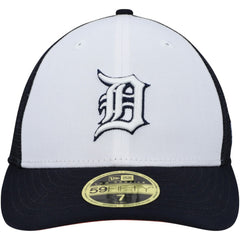 Detroit Tigers 2023 On-Field Batting Practice Low Profile 59FIFTY Fitted Hat - White/Navy | New Era