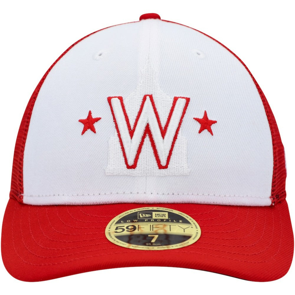 Washington Nationals 2023 On-Field Batting Practice Low Profile 59FIFTY Fitted Hat - White/Red | New Era