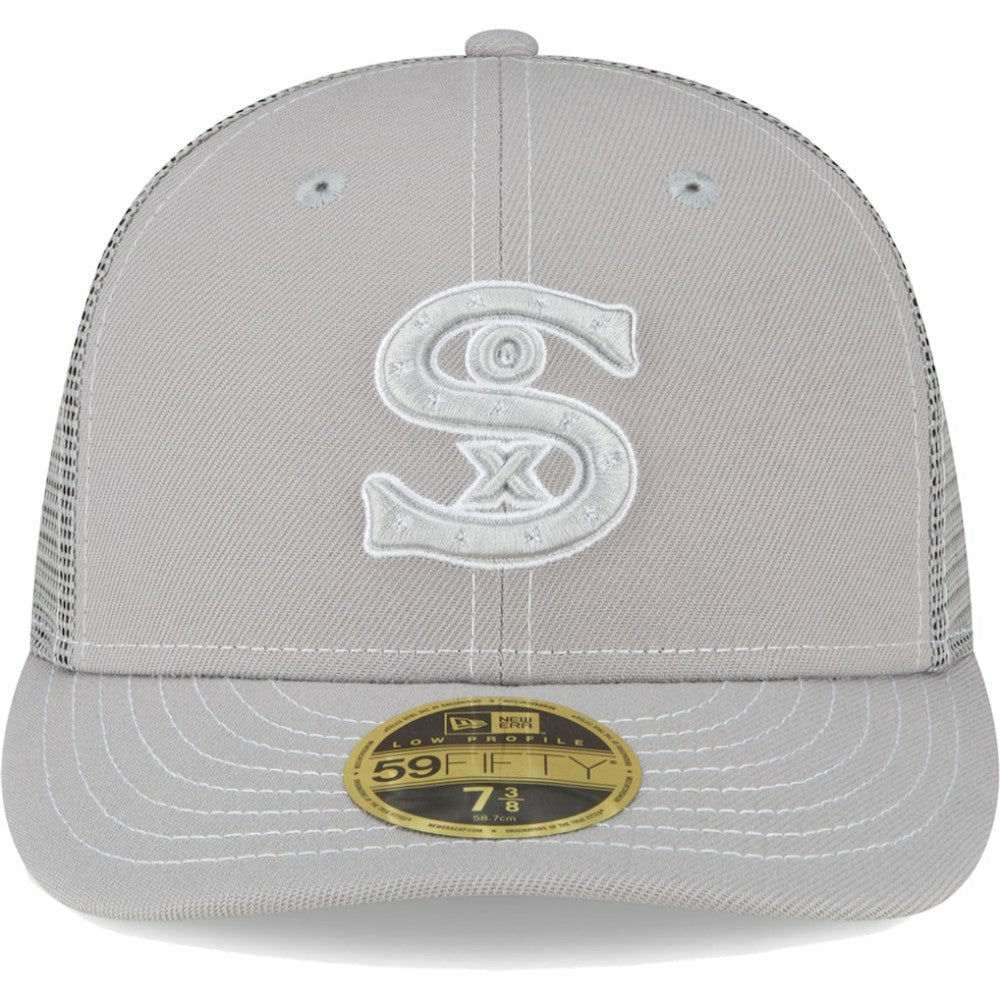 Chicago White Sox 2023 On-Field Batting Practice Low Profile 59FIFTY Fitted Hat - Gray | New Era