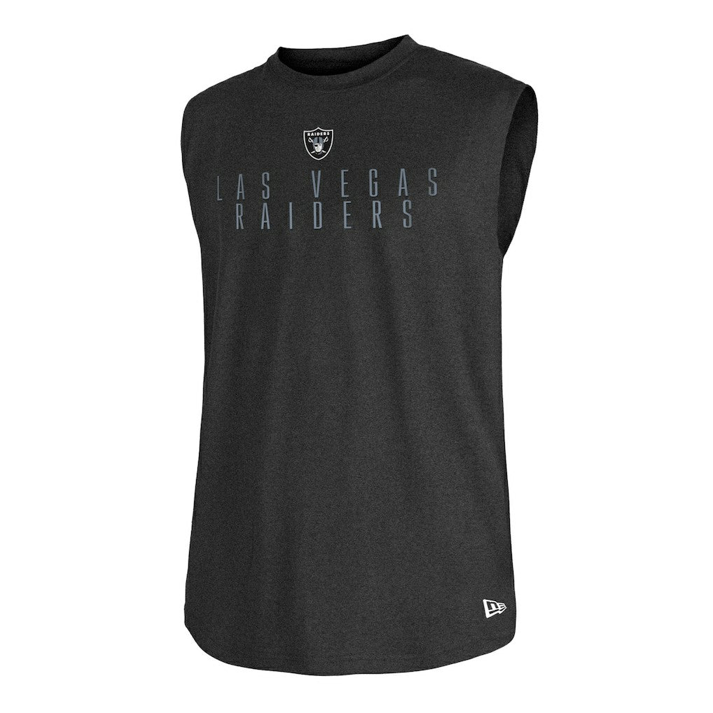 Las Vegas Raiders New Era Team Muscle Tank Top - Black on sale