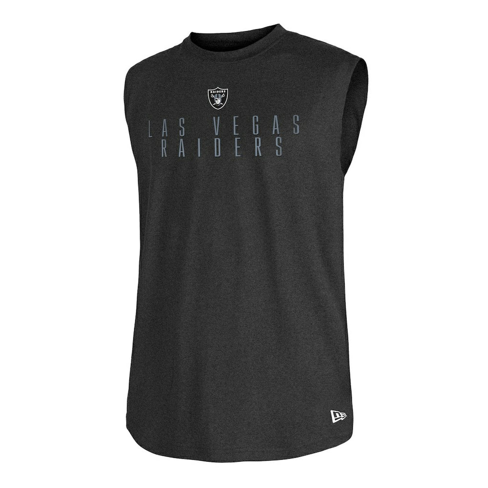 Las Vegas Raiders New Era Team Muscle Tank Top - Black on sale