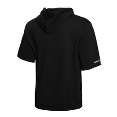 Chicago White Sox Cooperstown Collection Washed Fleece Pullover Short Sleeve Hoodie - Black | Mitchell & Ness