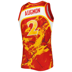 Stacey Augmon Atlanta Hawks 1991/92 Hardwood Classics Marble Swingman Jersey - Red | Mitchell & Ness shop