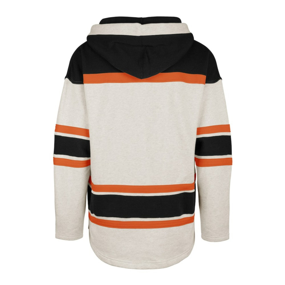 Philadelphia Flyers '47 Rockaway Lace-Up Pullover Hoodie Oatmeal