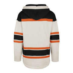 Philadelphia Flyers '47 Rockaway Lace-Up Pullover Hoodie Oatmeal