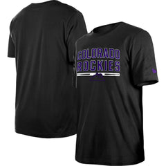 Colorado Rockies Batting Practice T-Shirt - Black | New Era