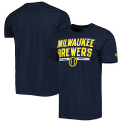 Milwaukee Brewers Batting Practice T-Shirt - Navy | New Era