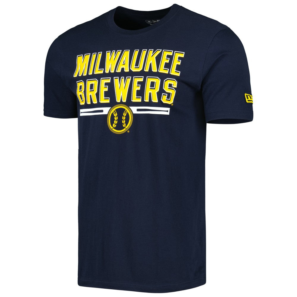 Milwaukee Brewers Batting Practice T-Shirt - Navy | New Era