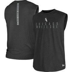 Chicago White Sox Team Muscle Tank Top - Heather Black | New Era
