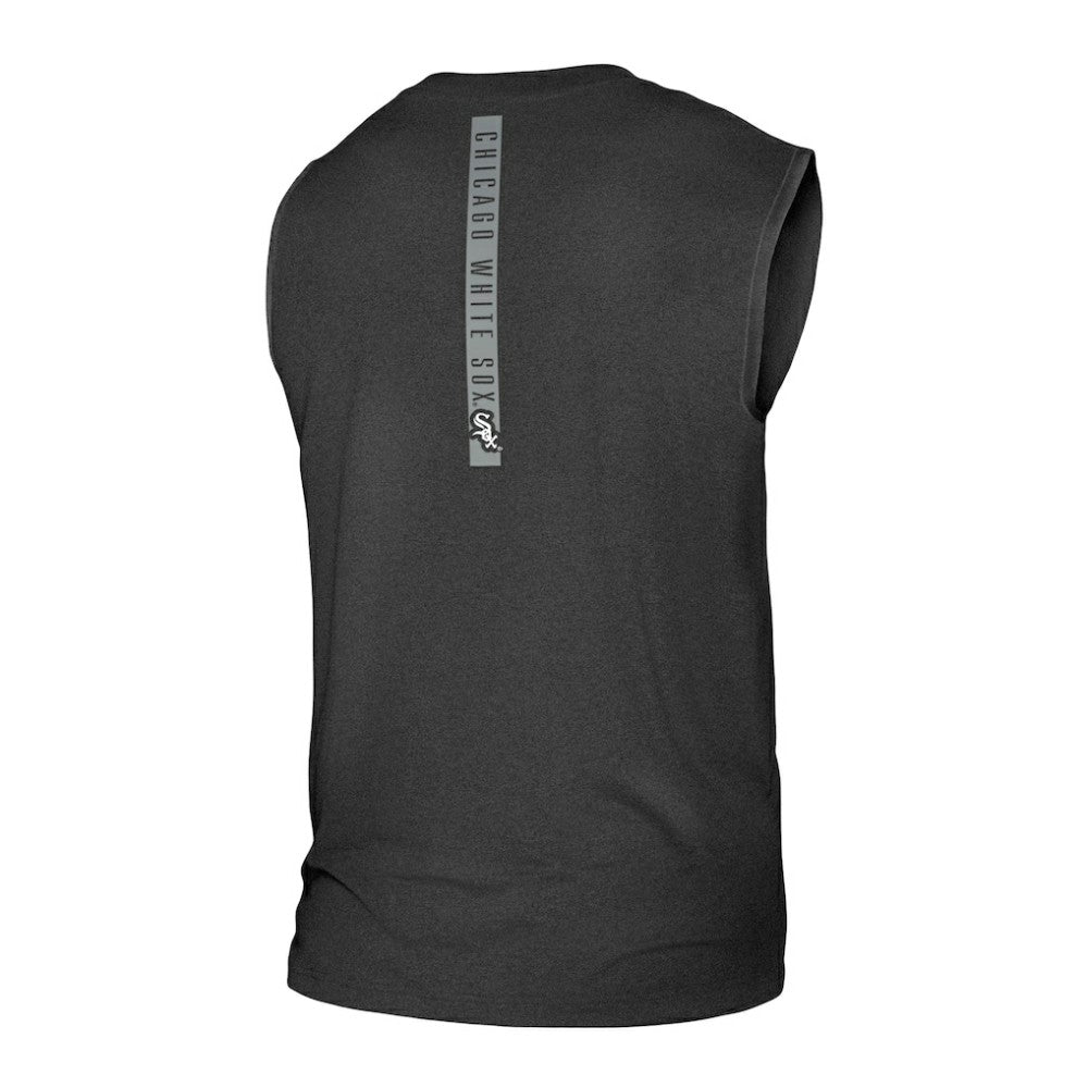 Chicago White Sox Team Muscle Tank Top - Heather Black | New Era