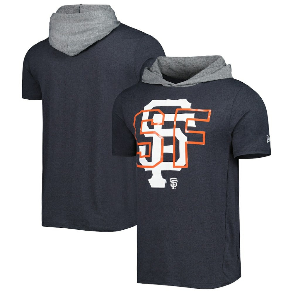 San Francisco Giants Team Hoodie T-Shirt - Black | New Era