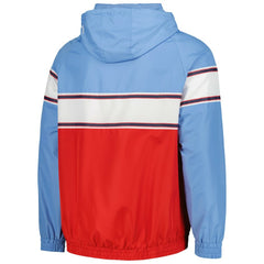 St. Louis Cardinals Ripstop Raglan Quarter-Zip Hoodie - Light Blue | New Era