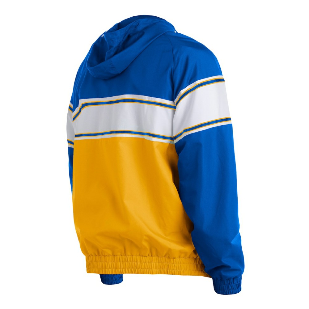 Milwaukee Brewers Ripstop Raglan Quarter-Zip Hoodie - Royal | New Era