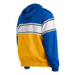 Milwaukee Brewers Ripstop Raglan Quarter-Zip Hoodie - Royal | New Era