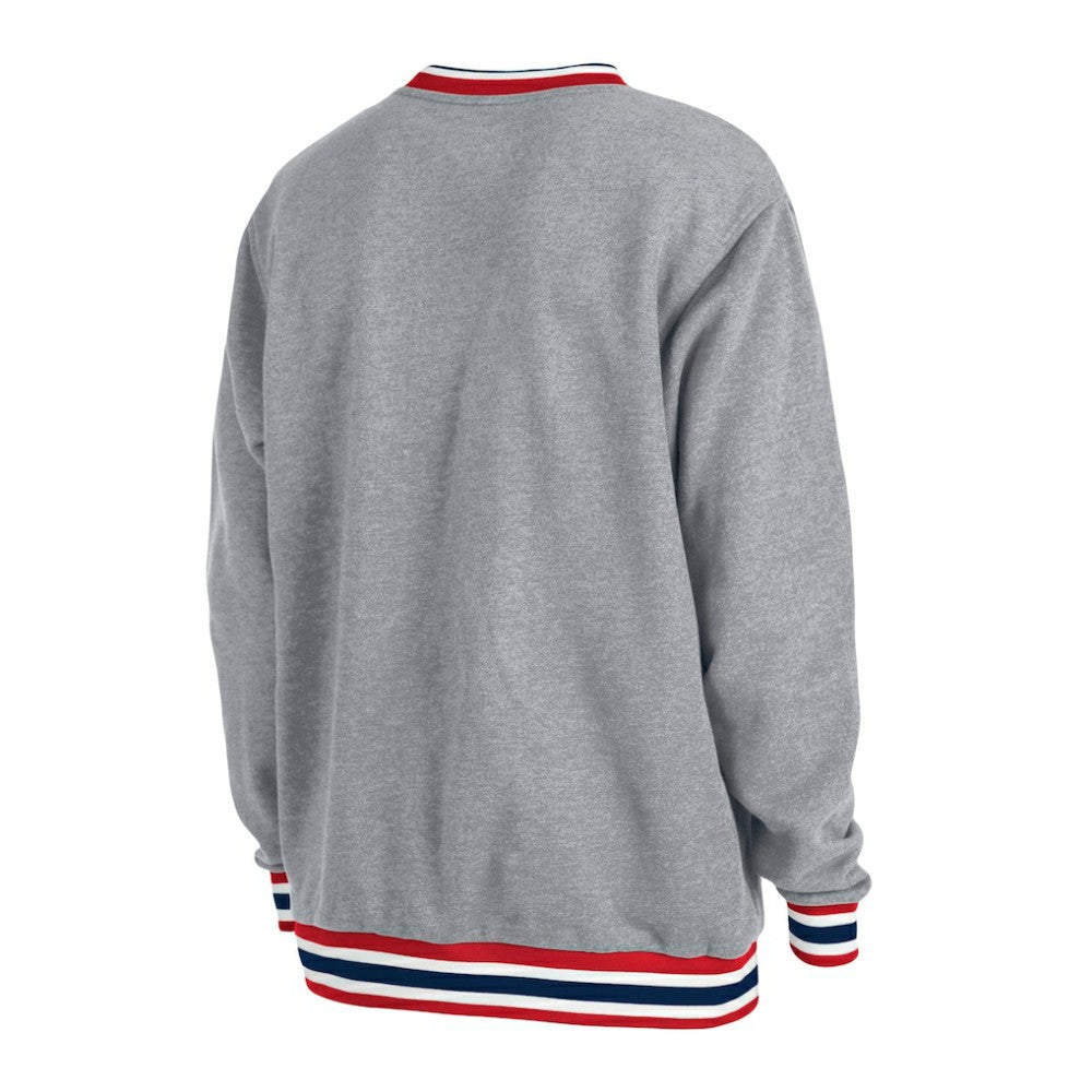 Chicago White Sox Throwback Classic Pullover Sweatshirt - Heather Gray | New Era