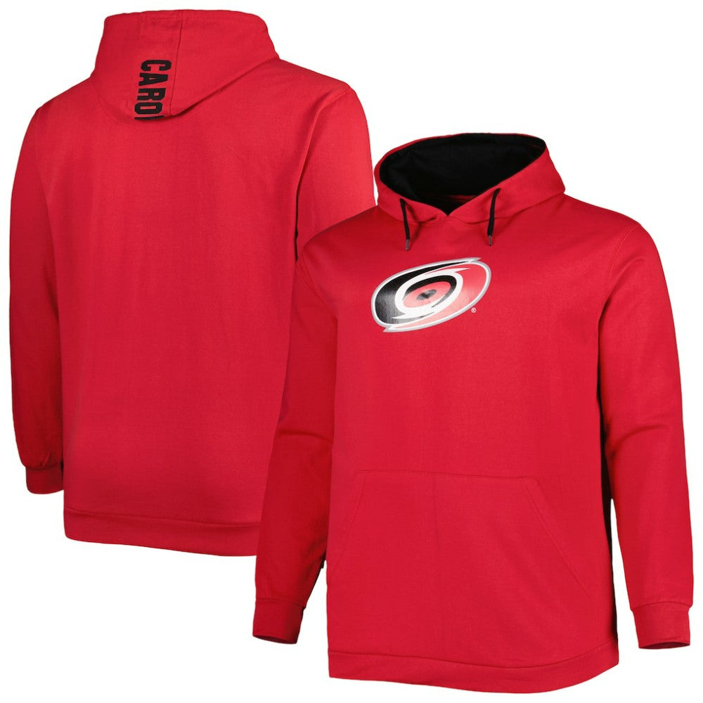 Carolina Hurricanes Big & Tall Fleece Pullover Hoodie Red