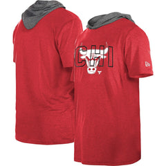 Chicago Bulls Active Hoodie T-Shirt sale - Heather Red | New Era cheap