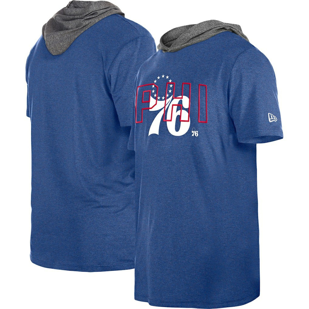 Philadelphia 76ers Active Hoodie T-Shirt - Royal | New Era on sale