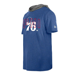 Philadelphia 76ers Active Hoodie T-Shirt - Royal | New Era on sale